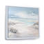 «Coastal Beach Charm In Winter - Coastal Beach Sand», reproduction sur toile encadrée-613434841-690958100