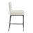 Corrinne Hammered Forged Steel Upholstered Counter Height Solid Back Chair-1698230748