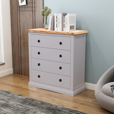 Duran 90cm W 4 - Drawer Chest of Drawers