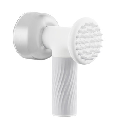 Brosse de toilettage pour chien 2 en 1 avec distributeur de shampooing