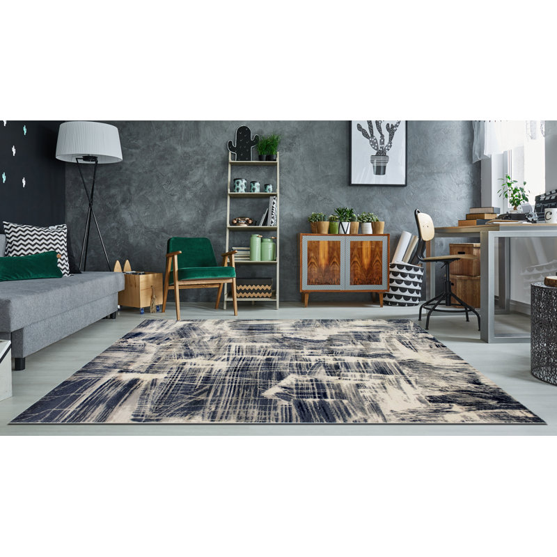 Kelson Abstract Indoor Rug, Rectangle 7'10" x 10'
