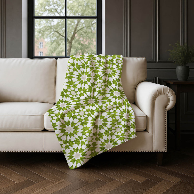 Jeté spirale Addison Sherpa ASB734, Limette