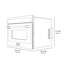 ZLINE Four à micro-ondes à convection intégré de 1,6 po pi cu-73576557
