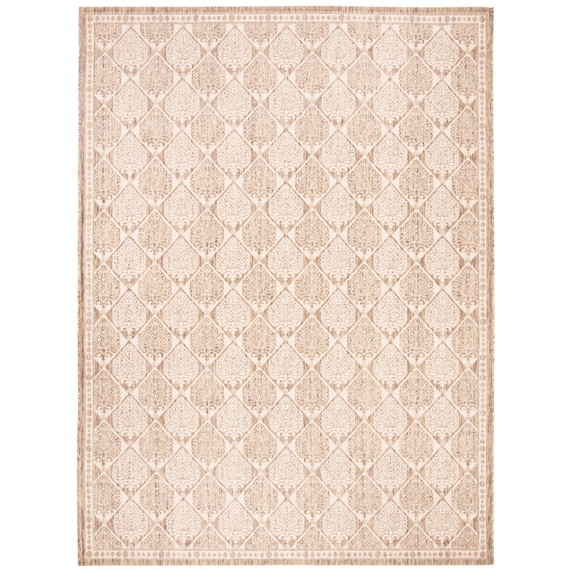 Tapis intérieur / extérieur Atascadero, Rectangle 6 pi 7 po x 9 pi 6 po