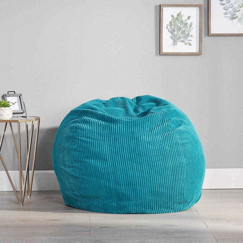 Fauteuil à billes moderne, simple et confortable, Tissu sarcelle