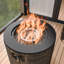 25.5" H X 19" W Fire Pit Outdoor Round Table