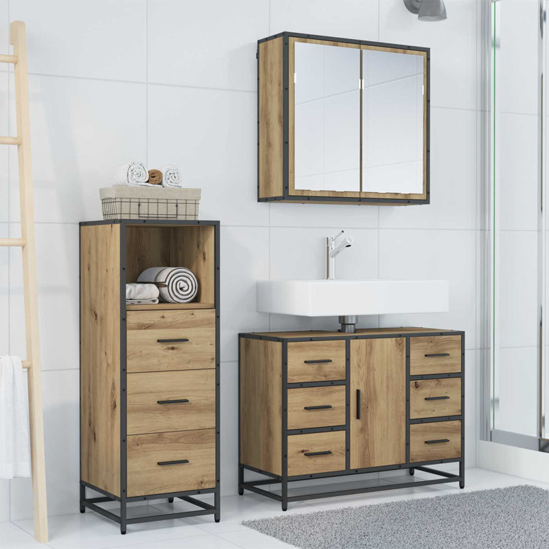 Vanity & Mirror Set