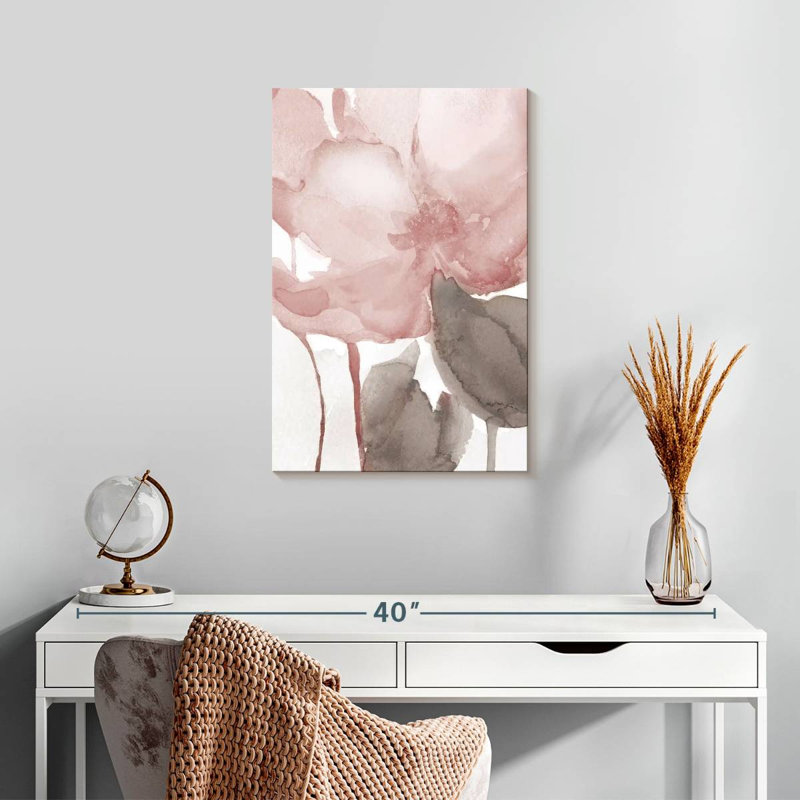 Avery Blush Bloom II, H 24 po x l 16 po