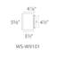 Vessel LED Outdoor Armed Sconce-14760103-14760105