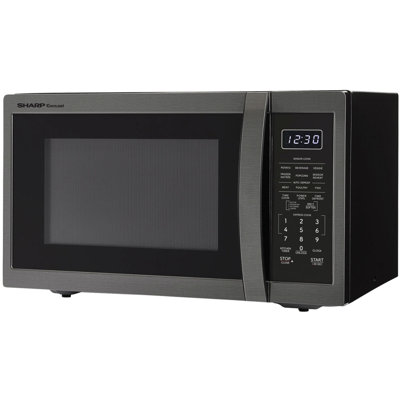 1.4 cuft 1100W Countertop Microwave in Black
