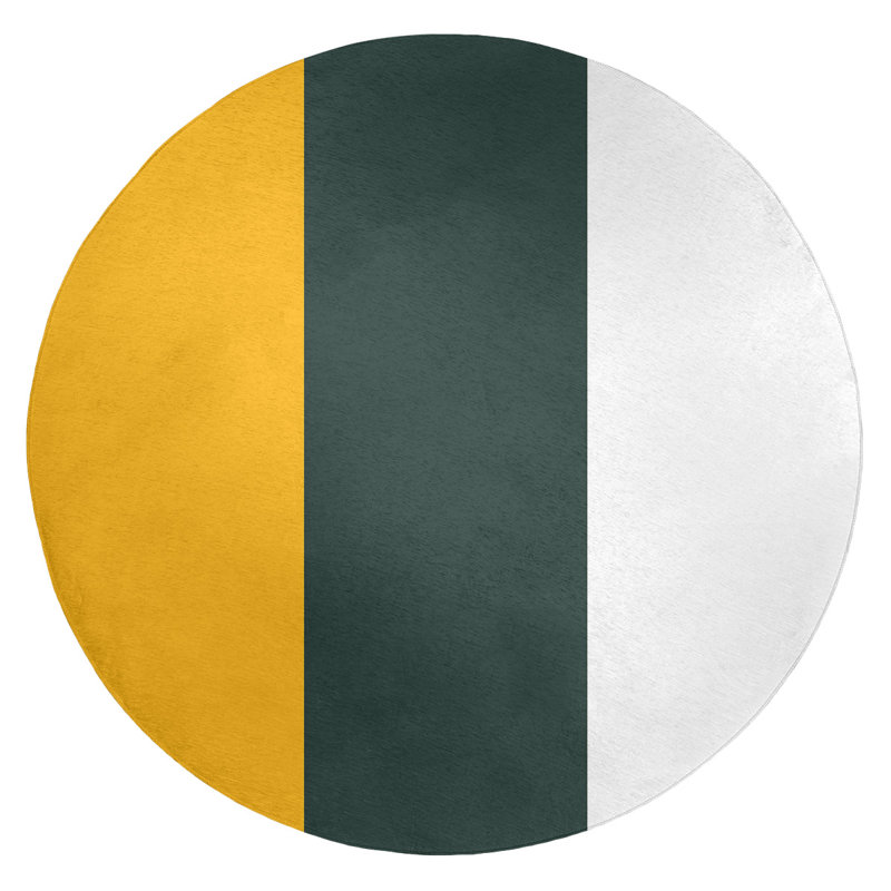 Chenille Indoor Rug, Round 5'