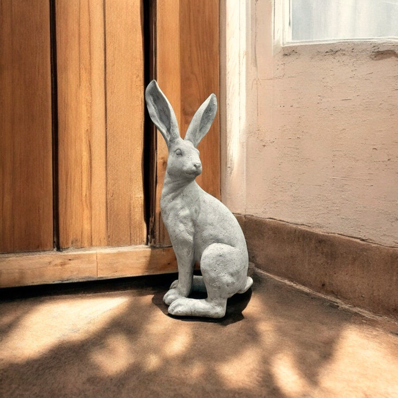 Grey Rabbit Statue