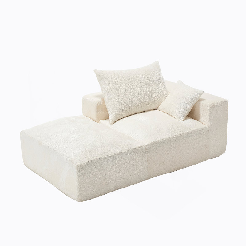 Canapé Boucle 67,72 "l, Chenille beige