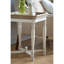 Table d'appoint carrée 20 x 20 x 25 po, fusion de bois blanc et naturel, convenant à divers besoins de décoration intérieure, table de construction durable 20,1 x 20,1 x 25, et bois, pièce polyvalente