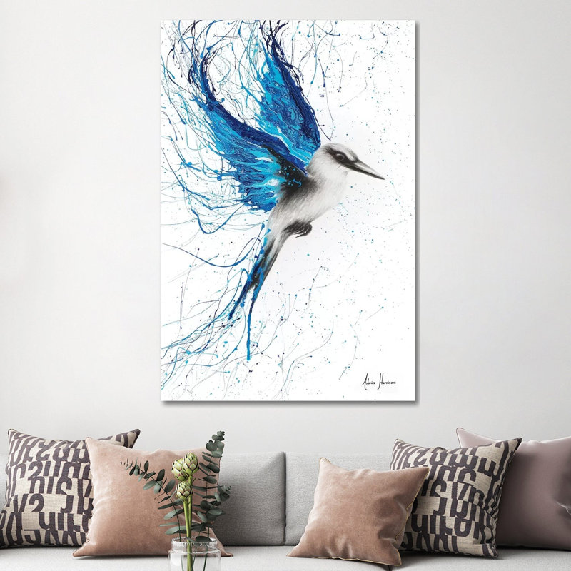 True Blue by Ashvin Harrison - Wrapped Canvas Print, 152.5 cm H x 101.5 cm W