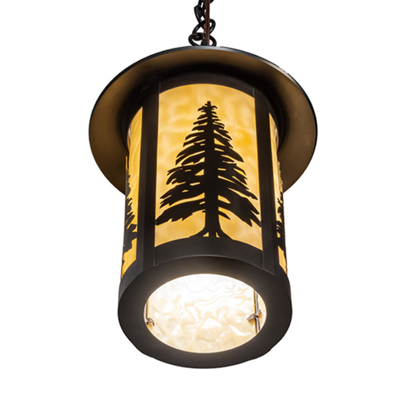Luminaire suspendu lanterne artisanal 1 lumière Atanaska