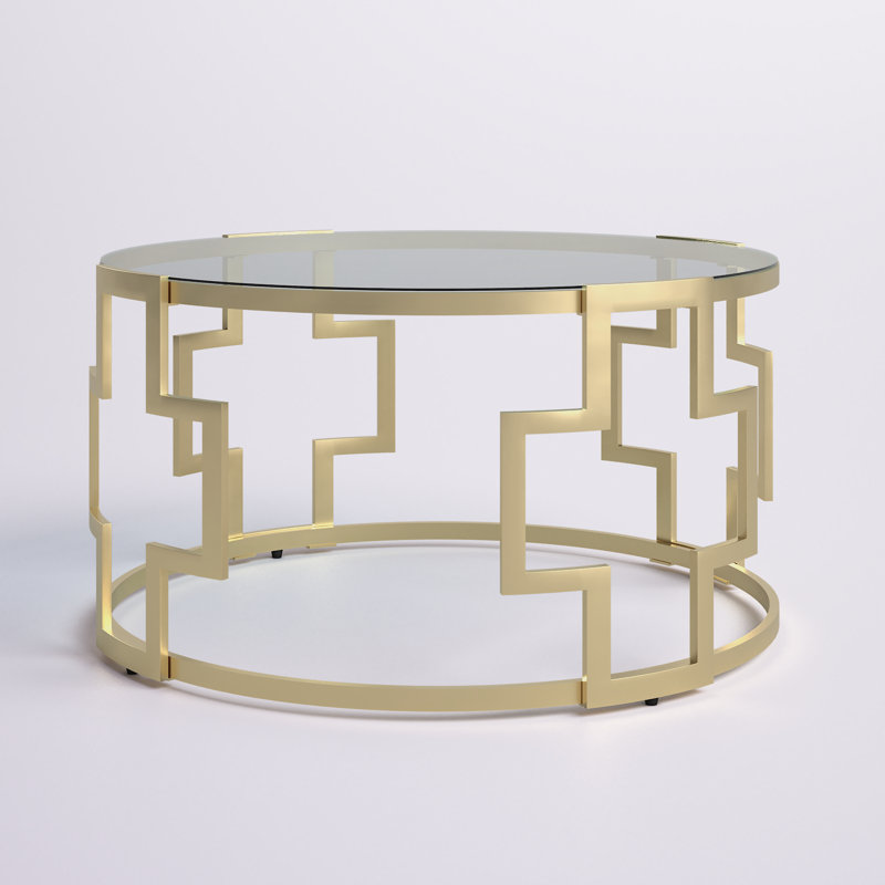Birnson Glass Top Coffee Table