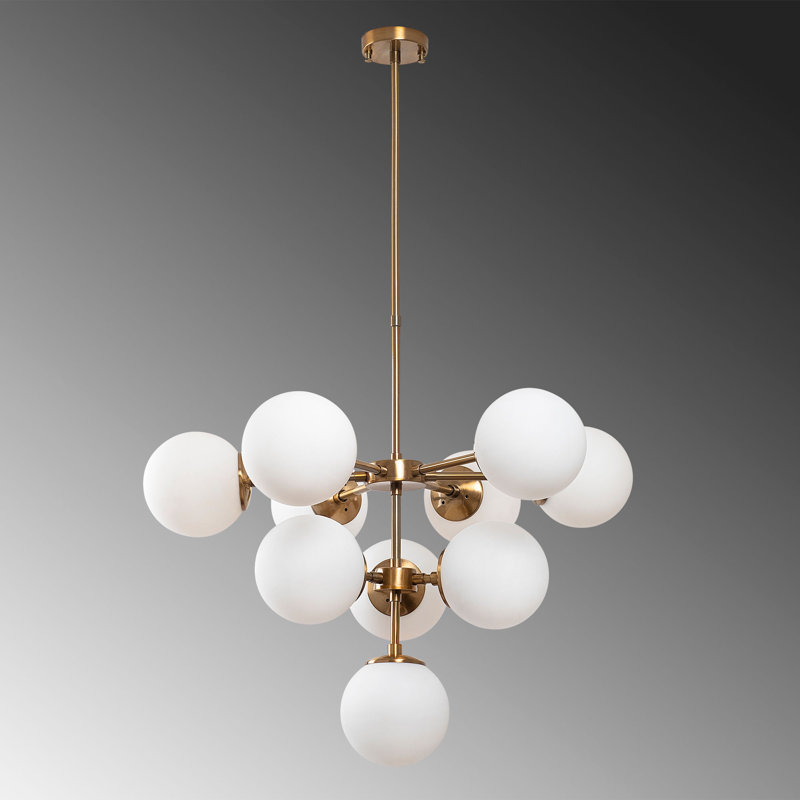 Madiun 10 - Light Unique/Statement Chandelier, Gold