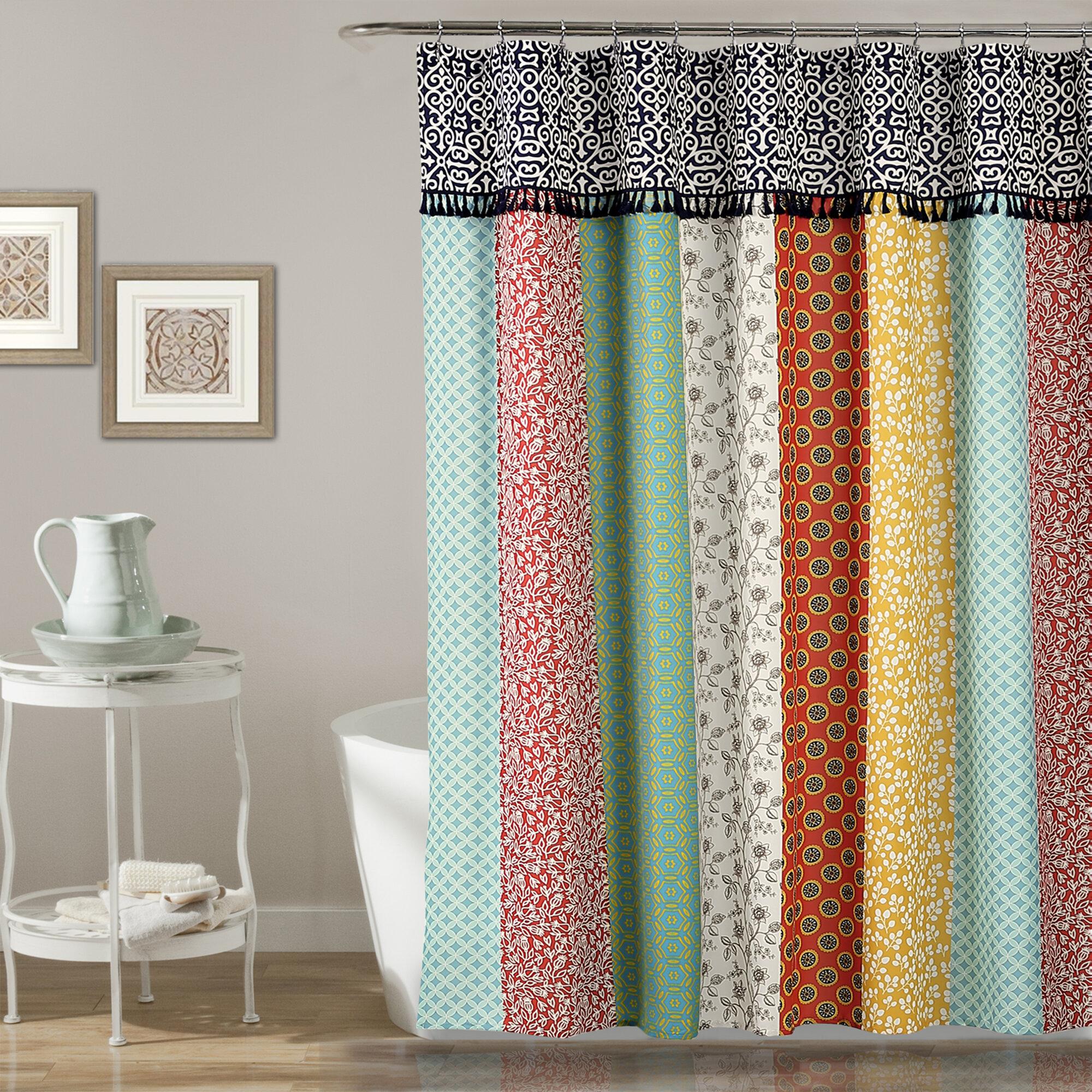 Bungalow Rose Vahide Shower Curtain & Reviews | Wayfair