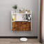 Bureau flottant rectangulaire avec armoire Laylind-1299888627
