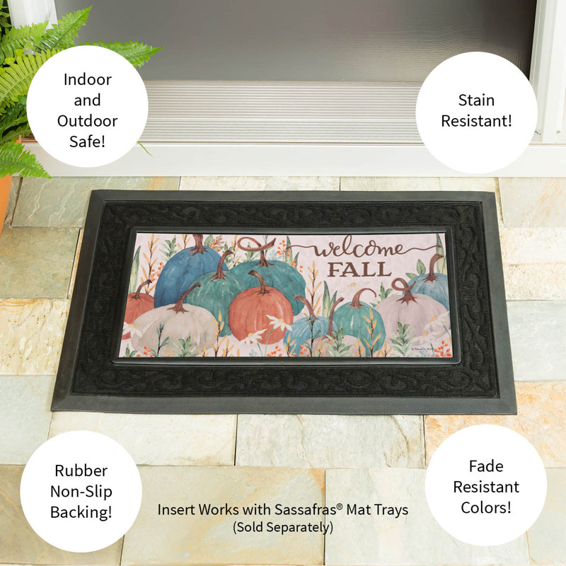 Welcome Fall Pumpkins Sassafras Switch Mat