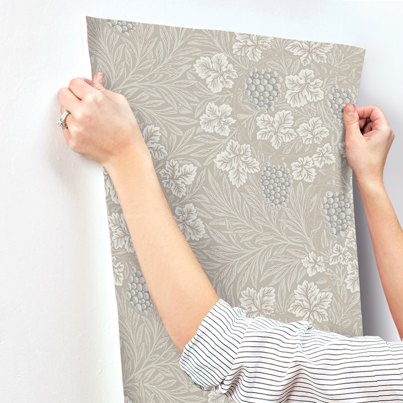Mallow Floral Wallpaper Roll, Rose