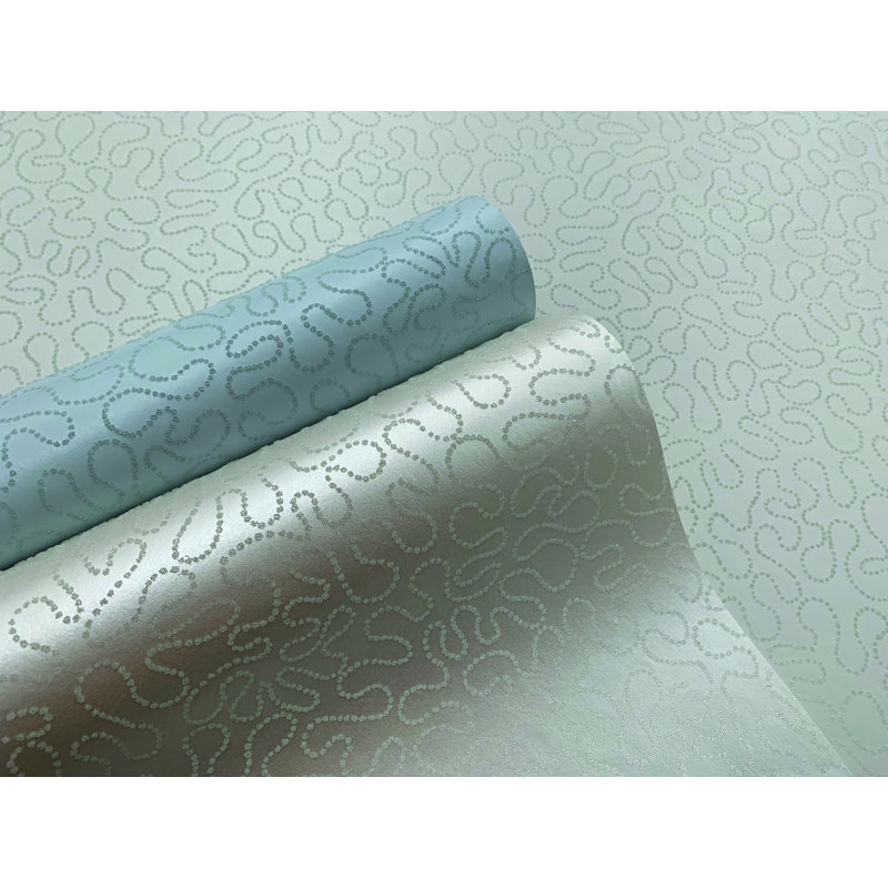 Rouleau de papier peint L 27 pi x l 27 po Mulhouse Effervesce, Blanc