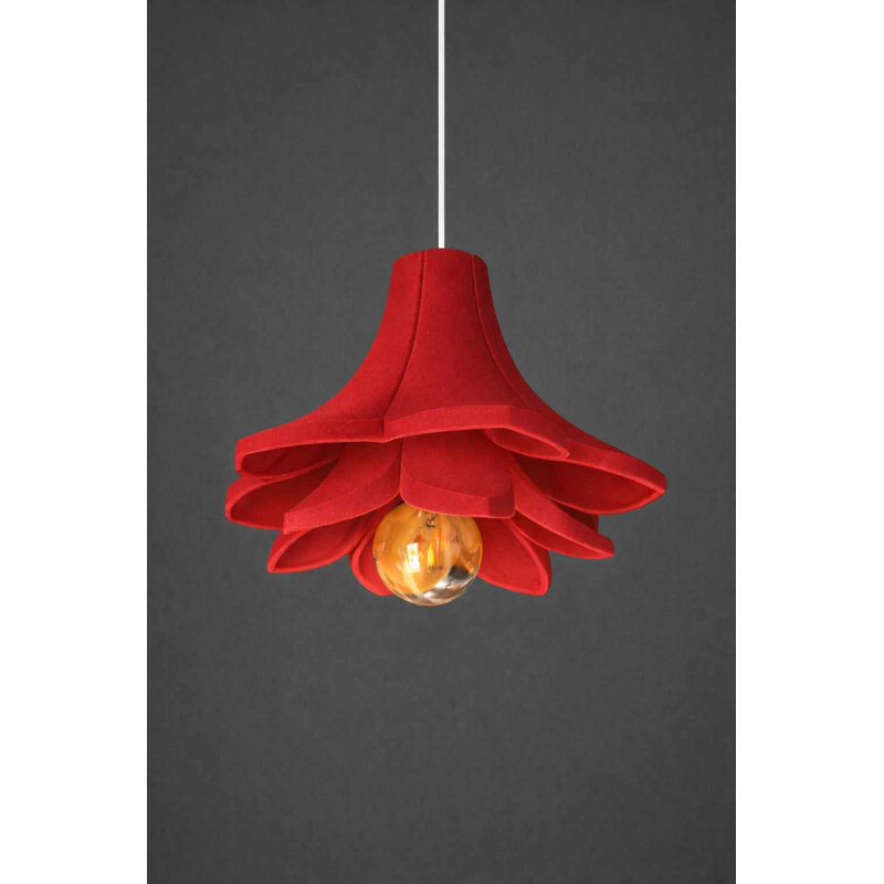 Lustre, 9.84" H x 9.84" W x 7.28" D, Rouge, 1 Light