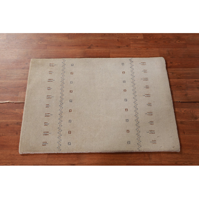 Handmade Gabbeh Indian Accent Rug 2x3