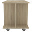 Hanska TV Cabinet with Castors 80x40x45 cm Engineered Wood-1842014171