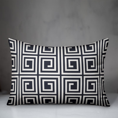 Geometric Outdoor Reversible Throw Pillow