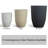 PE Tapered Round Pot Planters Set
