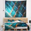 Tapisserie abstraite vert brillant-28497165
