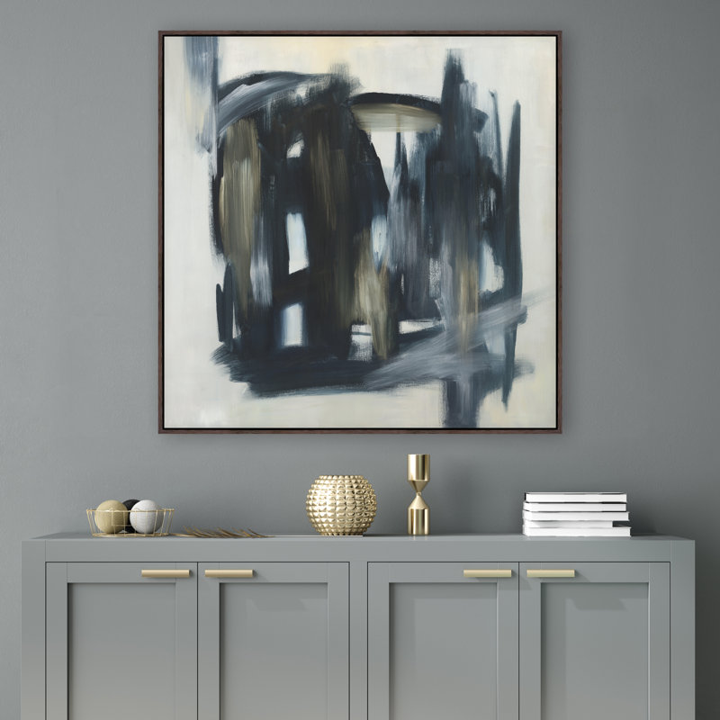 Breathe Painting by Ann Duffy, Image Gel Brush, 41.5" H x 41.5" W