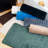 Memory Foam Bath Mat - 59x24 Inch Soft and Absorbent Bathroom Rug Runner with Textured Wave Print for Stylish Bathroom Decor - Bath Rugs Non Slip Washable Bathmat (Green)-16215048