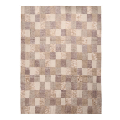 Handmade Wool Geometric Area Rug