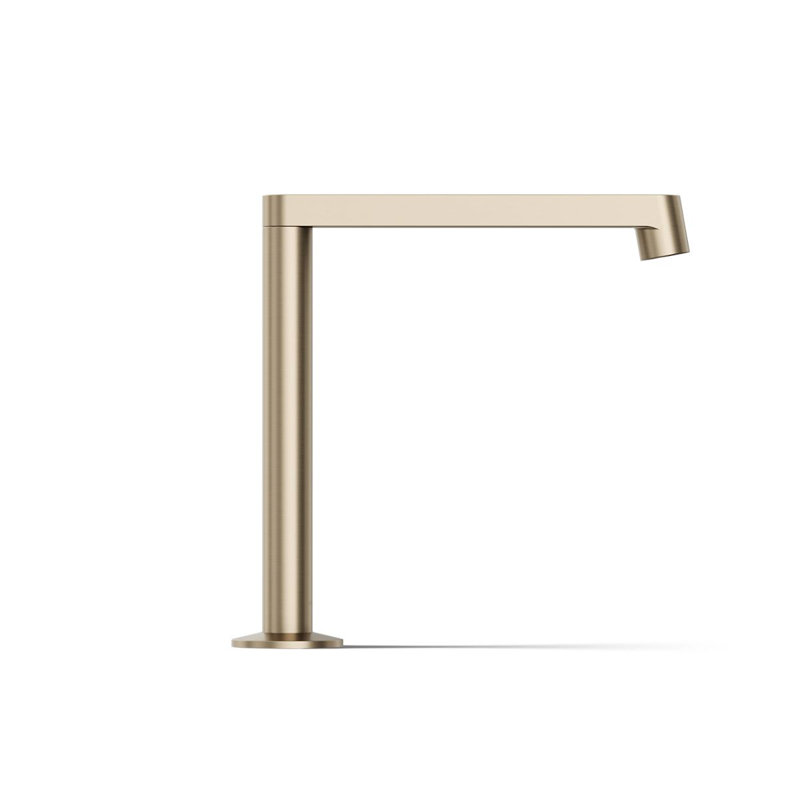 Components Deck-Mount Bath Spout With Row Design, Bronze