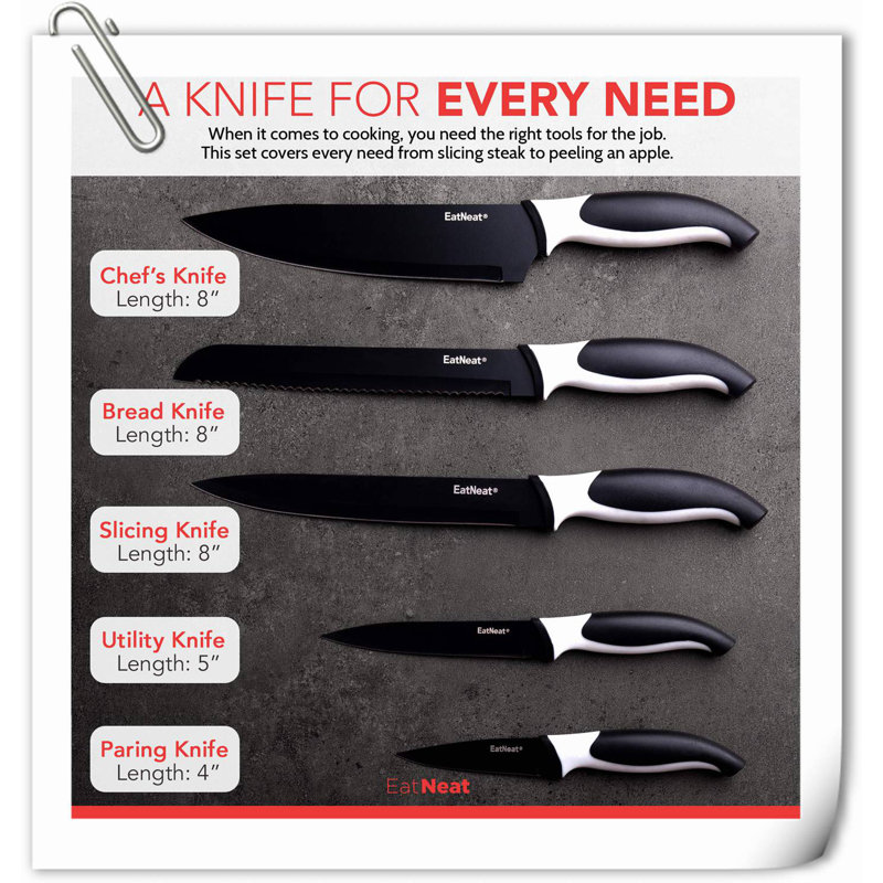 Rephen Knife 12 Piece Knife Block Set