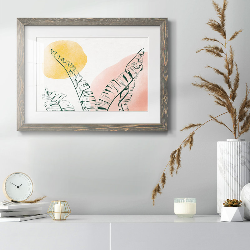 «Summer Warmth II», reproduction d'art encadrée, Gris, H 14 po x l 20 po x P 1,5 po