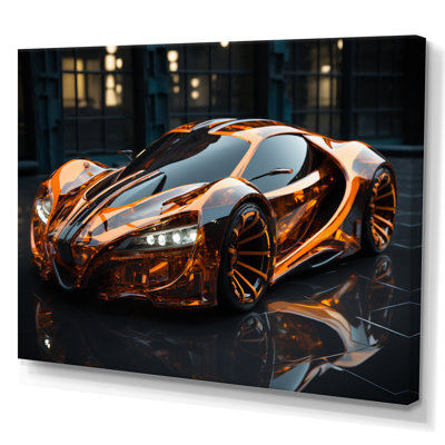 Sophistiqué et élégant verre Supercar III sur toile