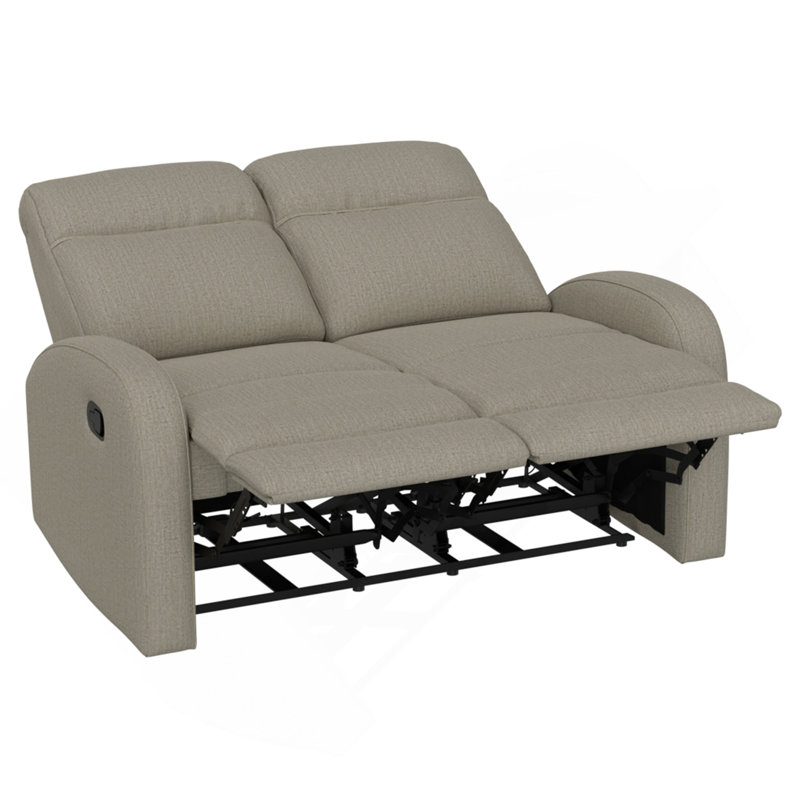 Causeuse inclinable manuelle beige, Beige