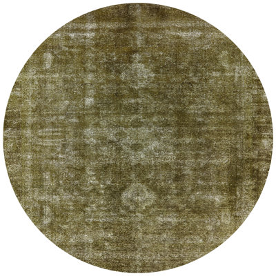 Tapis vert de style oriental