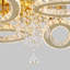4 - Light Crystal LED Chandelier