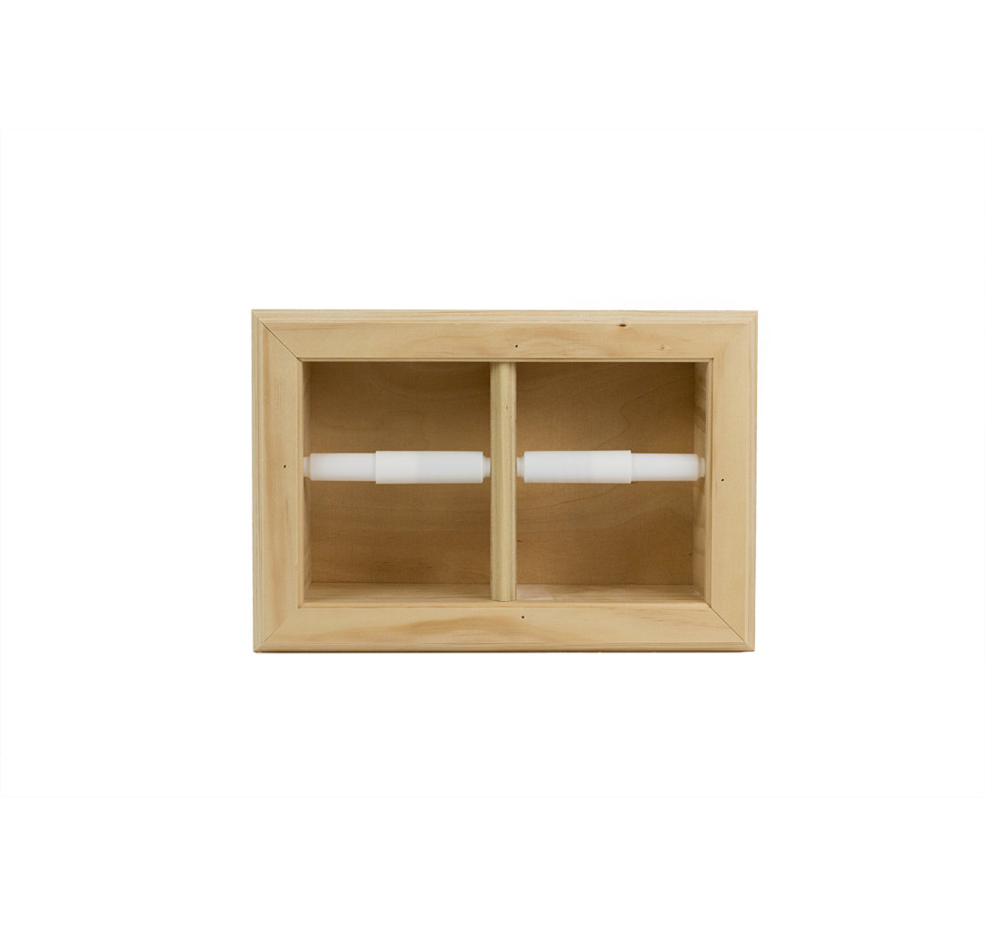 Butler Recessed Toilet Paper Holder Timber Tree Cabinets