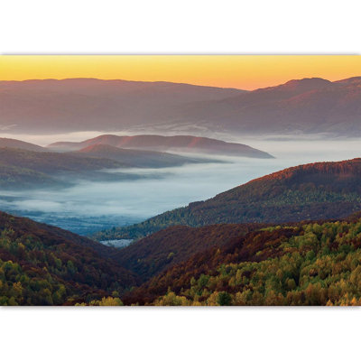 Murale Foggy Mountain