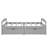 A Twin-Sized Platform Bed With Two Integrated Drawers-1510260812