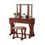Ensemble coiffeuse avec tabouret et miroir Potterville-1278480504