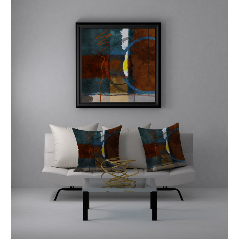 Housse d’oreiller carrée subtile et excitante, 24 po x 24 po