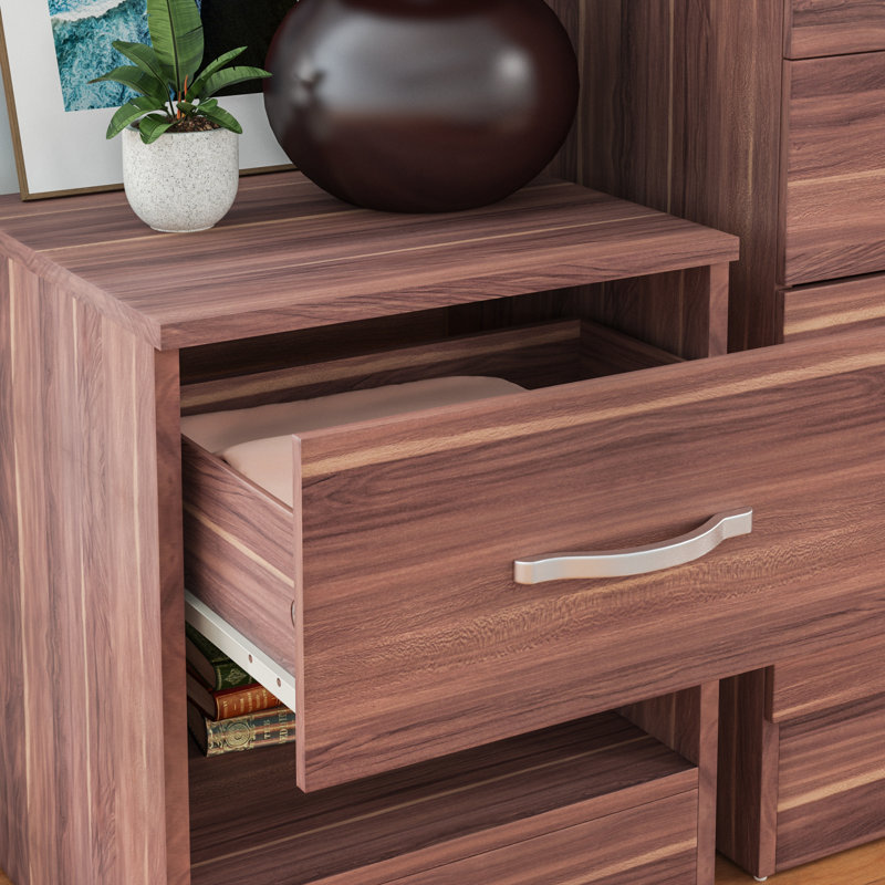 Maybery Piece Bedroom Set, Walnut