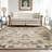 Bergner Ivory Hand Knotted Afghan Wool Area Rug-113118020